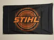 Quality STIHL Flag 150 x 90cm Banner for the Man Cave Shed logo Garage Chainsaw