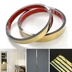 5M Mirror Wall Sticker Wall Ceiling Edge Strip Living Room Decor