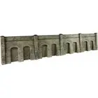 Metcalfe PO245 - Grey Stone Retaining Wall -Die Cut Card Kit 00 - 2nd Class Post