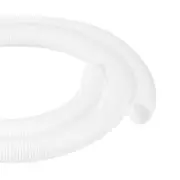 10ft 2 Inch White Wire Loom Split Tubing Cord Protectors Flexible Conduit