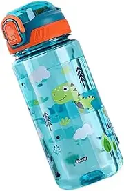 Kids Stainless Steel Water Bottles with Straw 600ML Leak Proof Insulated Water Bottle Wall Kid Keep Drinks Hot Cold Thermos with Handle BPA-Free for School