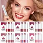 Set Of 4 Color Changing Velvet Matte Glitter Creme Non-Stick Cup Lip Gloss