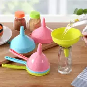3 Pcs Plastic Funnels Filling Bottles Handle Water Multifunction