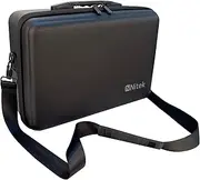 NNITEK professional leather barber case black Makeup Stylist Train clipper case Hair Salon barber box