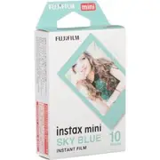 Fuji Instax Mini Instant Film 10 Shot - Blue Frame