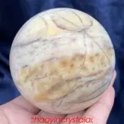1.16LB Natural amazonite ball quartz crystal sphere 73mm reiki healing XQ860