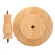 Solid Wood Model Base Mannequin Holder Display Support Head Stand for Wigs