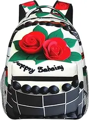 [CHRYSM] Backpack For Girls Boys Teens Schoolbag,Bookbag,Colorful Cow'S Head Daypack For High School,College,Travel,Work