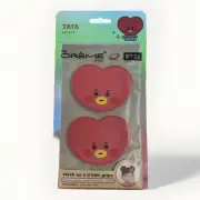 Hello Kitty The Creme Shop x BT21 BTS Stuck On U Tata V 2 Hair Grips Set Red