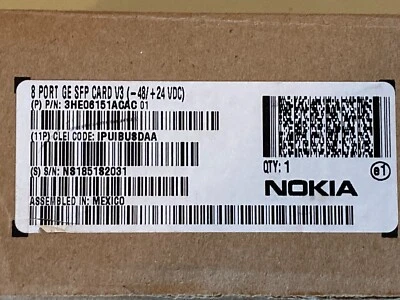 Nokia 8 Port GE SFP 3HE06151ACAC