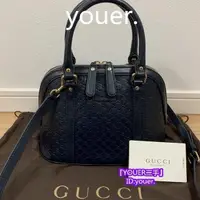 在飛比找蝦皮購物優惠-精品二手 Gucci micro ssima domed 經