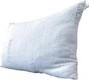 Arc4life Memory Foam + Fiber Neck Pillows for Sleeping- Adjustable Pillows for The Side & Back Sleeper with Washable Bamboo-Tech Pillow Covers (Queen)