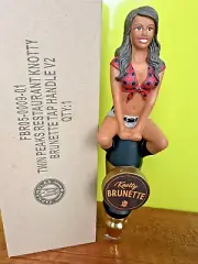 Twin Peaks Brewery Restaurant Knotty GIRL BEER Tap Handle 12" SEXY LADY Woman