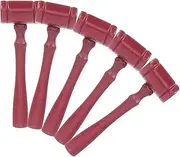 jojofuny 10pcs Wooden Gavel for Role Play Educational Hammer Props for Smooth Finish Mallet for Auctions and Crafting Present for Judges and Auctioneers