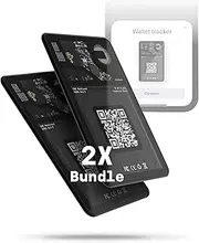 [Rolling Square] AirCard, Bluetooth Tracker for Misplaced Items, Business Card with NFC/QR Code, RFID, IPX6, Air Tag Card Compatible with App Find My with Sound Signal, Battery Life 2.5 Years