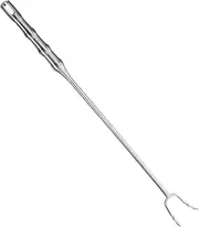 Cabilock Stainless Steel Meat Flipper Hook BBQ Food Turner with Smooth Surface Easy Clean Design for Camping Picnics Grilling Reusable Cooking Hook for Heavy Meat