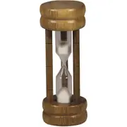 Avanti 9.7cm Traditional Egg Timer 3-Minutes Kitchen Cooking/Baking Clock Brown