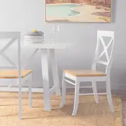 Hamptons Dining Chair - White/Natural