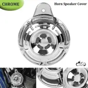 110dB Chrome Horn Speaker Cover For Harley Dyna Super Glide FXD Heritage Softail