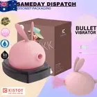 KISTOY Suction Vibrator Vagina Silicone Clitoris Stimulator USB Women Sex Toy