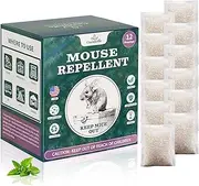 Rodent Repellent - Peppermint Oil to Repel Mice - Natural Rodent Repellent for Home and Garden Protection for Repel Rats, Squirrels, Roaches, Ants, Spiders, Moths & Other Pests