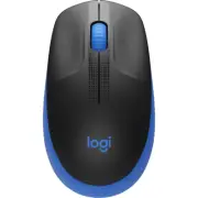 NEW Logitech M190 Wireless Full Size Mouse Charcoal Black Blue