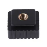 Hot Shoe Mount Adapter To 4 Screw for Head Thread For Studio Light Stand