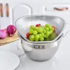 Filter Cooking Stainless Steel Cleaning Strainer Colanders Drainer Rice Sieve