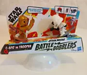 Star Wars Battle Bobblers C-3PO Vs Stormtrooper Clipp able Battling 3" Figure
