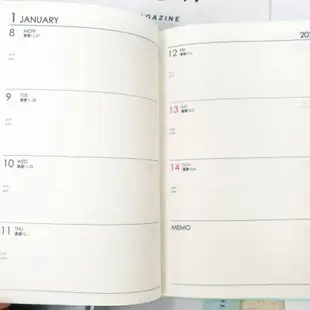 2024年 56k週誌 一週二頁 隨身手帳 記事本 週計畫 行事曆 年度規劃表 月計畫 行程規劃表 年度計畫表 PVC書