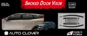 Smoked Black Window Visor E260 Sun Rain Vent Shield 6P for Kia Sportage 2023~25 (for: Kia)