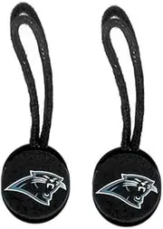 Aminco NFL Carolina Panthers ID Zipper Pull, 2-Pack