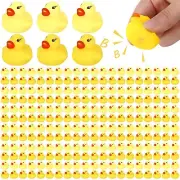 600 Pieces Rubber Duck in Bulk Bath Set Bulk Mini Colorful Ducks Baby Shower ...