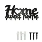 Metal Wall Mounted Key Holder Decorative Wall Hanger Hook Household Coat Rack