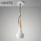 Kitchen Pendant Light White Chandelier Lighting Wood Lamp Modern Ceiling Lights