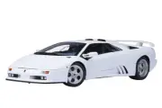 AUTOart 1/18 Lamborghini Diablo SE30 Jota White Diecast Model