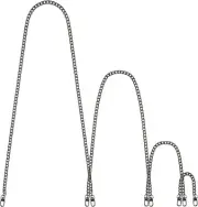 Replacement Purse Chain Strap Flat Chains Iron Bag Chains Shoulder Straps Purse