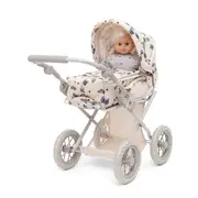 Skrallan Pram/Stroller Toy Fun Pretend Play Pushchair Walker For Baby Dolls 3y+