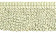 Bullion Fringe Trim with Woven Header, Color# VL06 - Bone Ivory [5 Yards]