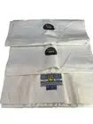 Vintage FIRST LADY JOHN KING Double Bed Long 81 x 108 White Sheet Sets Full Size