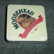 SET OF 20 MOOSEHEAD LAGER COASTERS