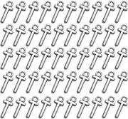 COHEALI Create Your Own Jewelry Pcs English Alphabet t Pendants Alloy DIY Charms Necklace Bracelet Fashion Accessory Set