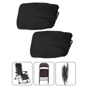 Folding Chair Cover Oxford Cloth Black Windproof 1PCS Folding Chair Cover