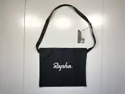 RAPHA Black LOGO-MUSETTE CYCLING BAG Shoulder Bike Hike Gear Travel Gym NEW!