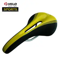 在飛比找PChome24h購物優惠-VELO 【Sports】中空曲線超輕量拱形懸吊座墊(黑黃色