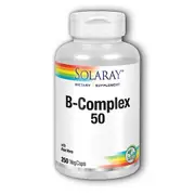 Solaray B-Complex 50, 250 Caps (Pack of 1)