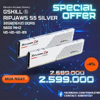 在飛比找蝦皮購物優惠-G.skill RIPJAWS S5 銀色 32GB 560