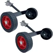 BESPORTBLE 2pcs Lawn Mower Support Stand Grass Trimmer Wheels Fit for Backpack Side Mount Mowers