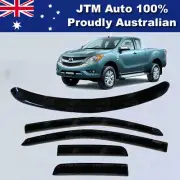 Bonnet Protector + Weathershields Visor for Mazda BT50 BT-50 Extra Cab 2012-2020