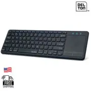 Delton N60 Bluetooth Wireless Computer Keyboard with Touchpad - Black